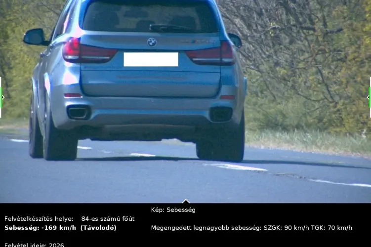 Sorra fotózták a 150 km/óra fölötti tempóval száguldókat Vas vármegyében!