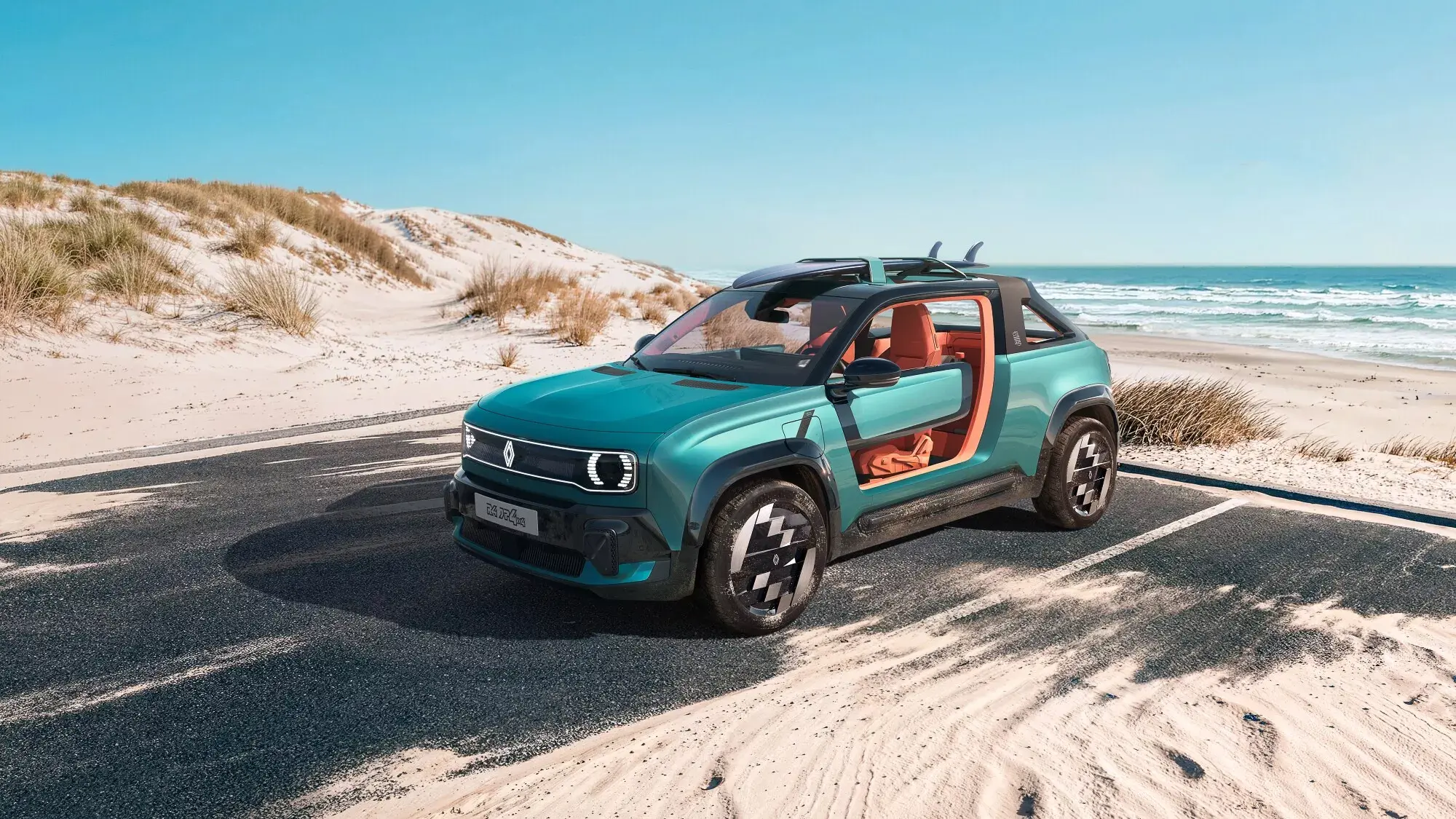 Beach Buggy szerepben tetszeleg az új Renault 4