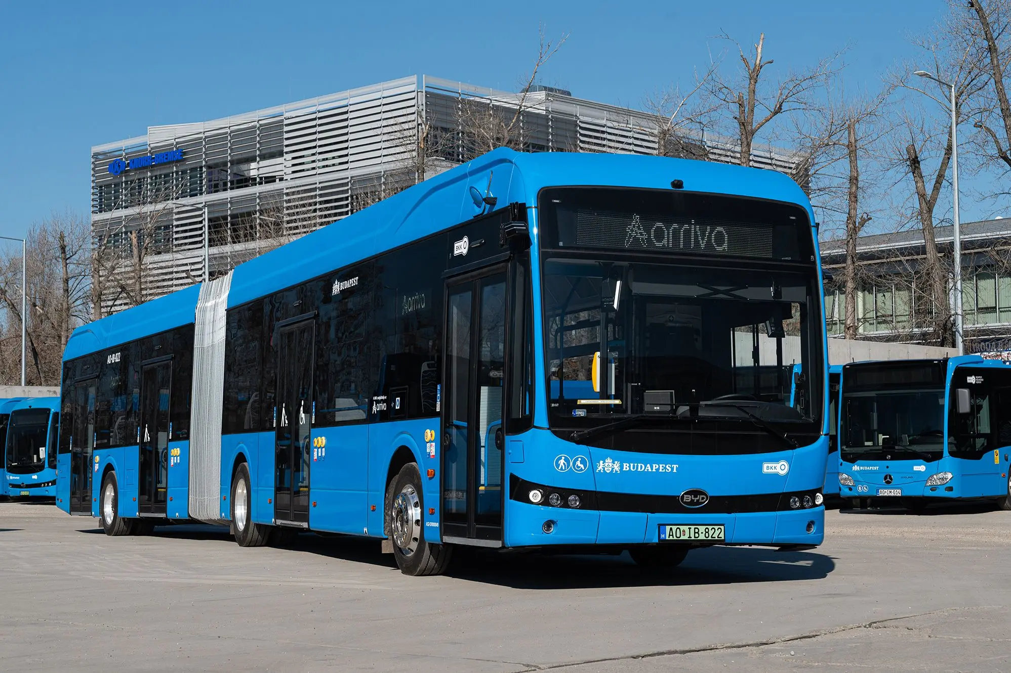 Folyamatosan érkeznek a BYD buszok Budapestre
