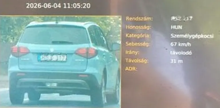 Egy órán belül kétszer is beleszaladt ugyanabba a traffiba egy Vitara sofőrje! Íme a bírság összege!