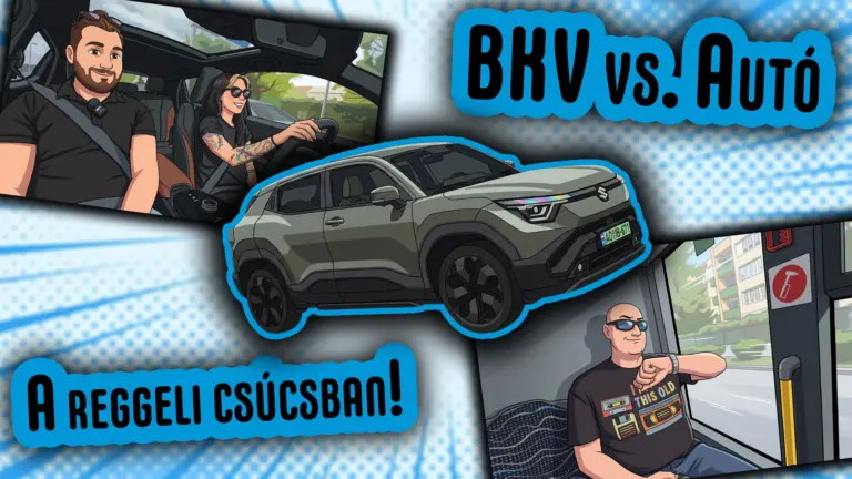 Dugóban is gyorsabb az autó, mint a BKV? Kipróbáltuk a reggeli csúcsban!