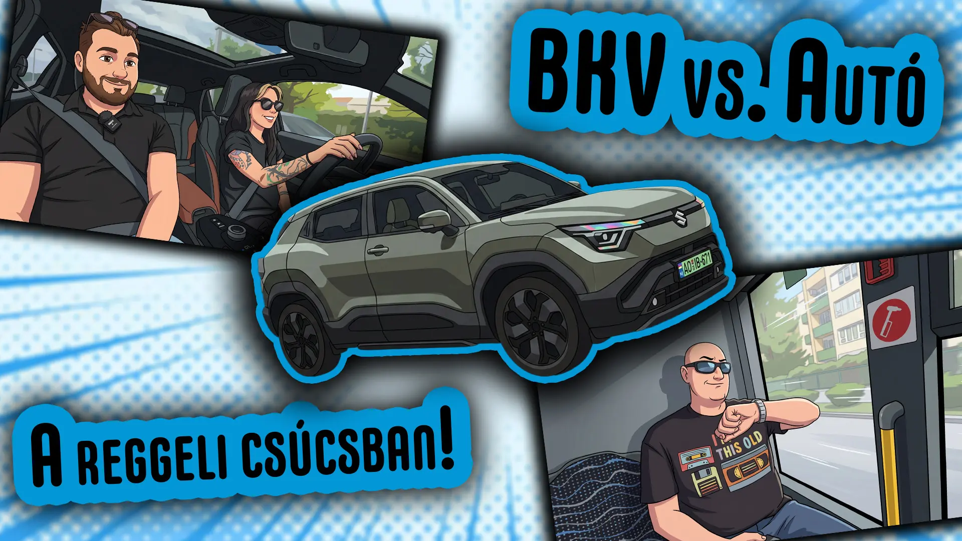 Dugóban is gyorsabb az autó, mint a BKV? Kipróbáltuk a reggeli csúcsban!