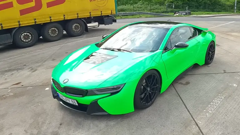 Háromhengeres BMW sportkupé az Autobahnon: végsebesség-teszten az i8!
