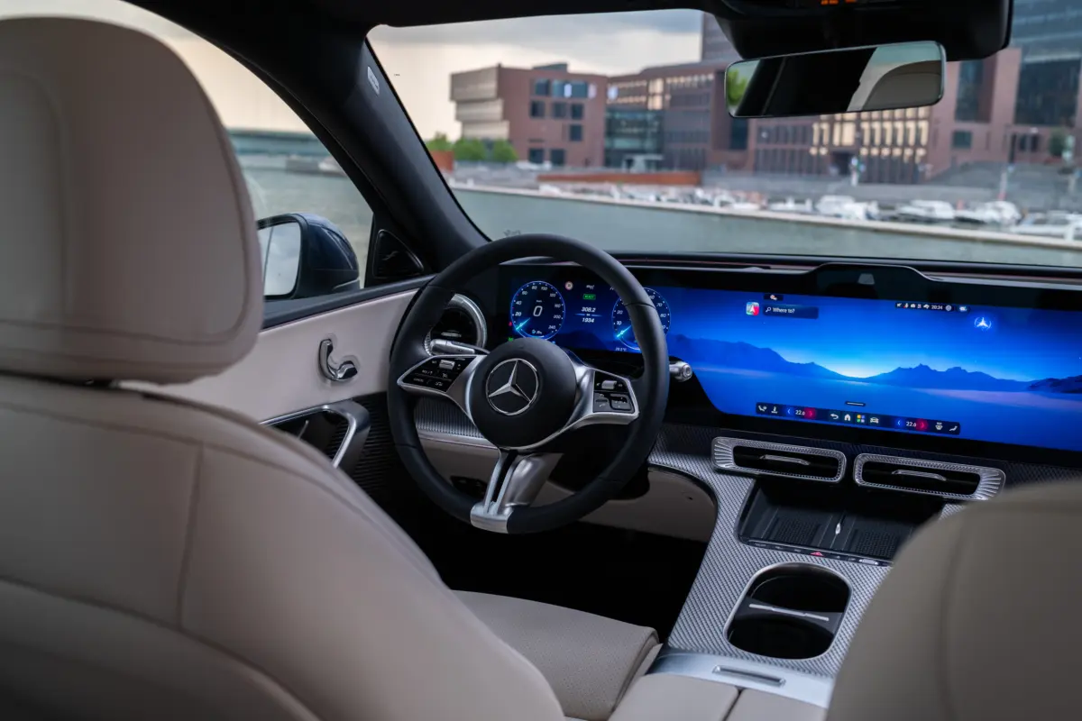 Test Drive der neuen elektrischen Mercedes-Benz C-Klasse, Helsinki, 2026.//Test Drive all-new electric Mercedes-Benz C-Class, Helsinki, 2026.