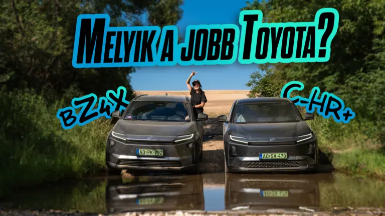 Melyik a jobb Toyota? A bZ4X, vagy a C-HR+?